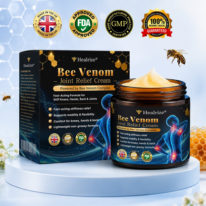 🎁Healrize® Bee Venom Joint Relief Cream 💞Targets stiff, sore joints in knees, hands, shoulders, back & more — so you can move easier every day（英国版）