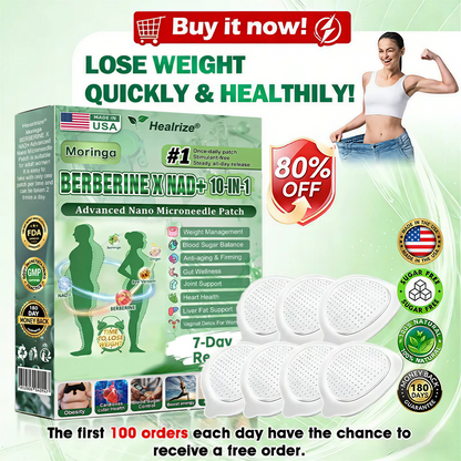 𝐎𝐟𝐟𝐢𝐜𝐢𝐚𝐥 𝐔𝐒 𝐒𝐭𝐨𝐫𝐞 🇺🇸  | 🧑‍⚕️Healrize® Moringa · Berberine × NAD+ 𝟏𝟎-𝐢𝐧-𝟏 𝐀𝐝𝐯𝐚𝐧𝐜𝐞𝐝 𝐍𝐚𝐧𝐨 𝐌𝐢𝐜𝐫𝐨𝐧𝐞𝐞𝐝𝐥𝐞 𝐏𝐚𝐭𝐜𝐡 — 𝐎𝐧𝐜𝐞 𝐃𝐚𝐢𝐥𝐲, 𝐕𝐢𝐬𝐢𝐛𝐥𝐞 𝐑𝐞𝐬𝐮𝐥𝐭𝐬 𝐢𝐧 𝟕 𝐃𝐚𝐲𝐬 - Ap