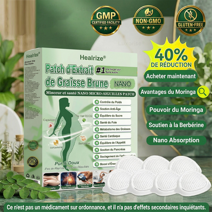 𝑶𝒇𝒇𝒊𝒄𝒊𝒂𝒍 𝑩𝒐𝒖𝒕𝒊𝒒𝒖𝒆✨ | 𝐇𝐞𝐚𝐥𝐫𝐢𝐳𝐞® Patch Microneedle Nanométrique à Extrait de Tissu Adipeux Brun (𝙐𝙣𝙚 𝙛𝙤𝙞𝙨 𝙥𝙖𝙧 𝙟𝙤𝙪𝙧, 𝙘𝙝𝙖𝙣𝙜𝙚𝙢𝙚𝙣𝙩𝙨 𝙫𝙞𝙨𝙞𝙗𝙡𝙚𝙨 𝙚𝙣 7 𝙟𝙤𝙪𝙧𝙨)