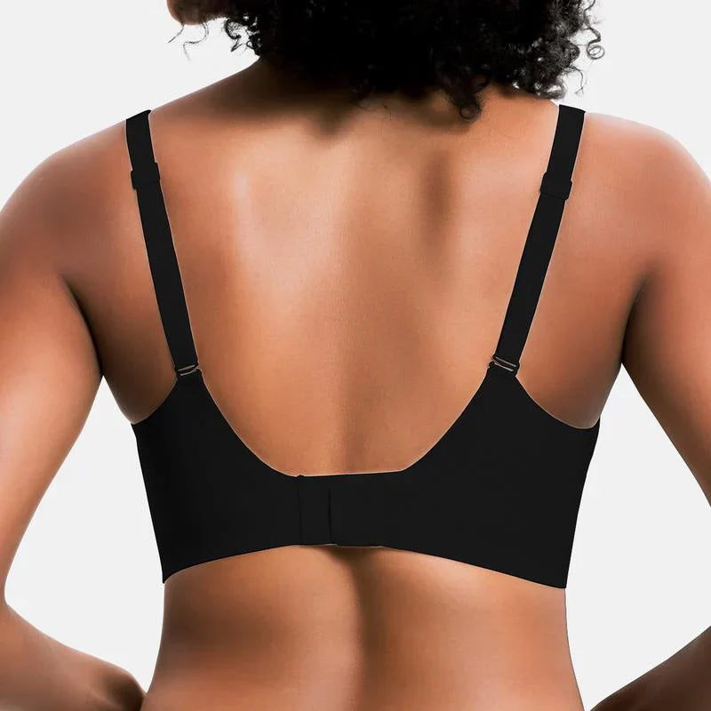 💪NESLEMY Women’s Wireless Deep V Push-Up Bralette - Aa