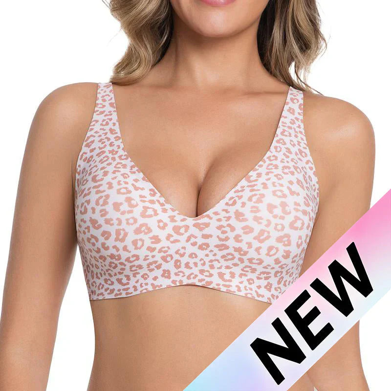 💪NESLEMY Women’s Wireless Deep V Push-Up Bralette - Aa